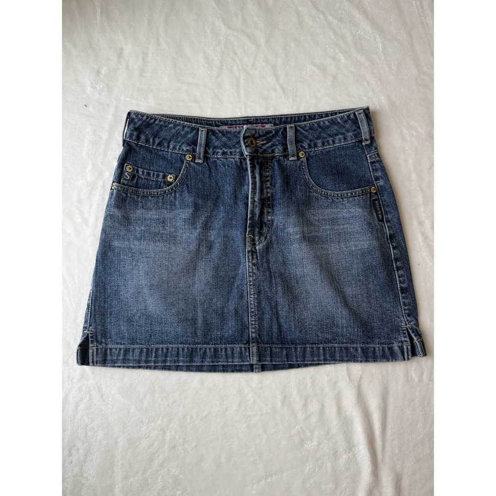 Silver Jeans Denim Skirt Sz 29 Short Mini Classic Five Pocket Medium Wash